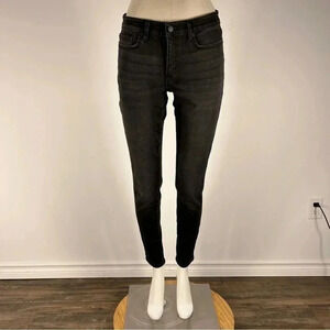 Joe Fresh Black Slim Jeans 27x30 High Rise Minimalist Denim NWT ❤️